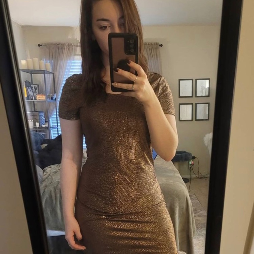 Gold Dress